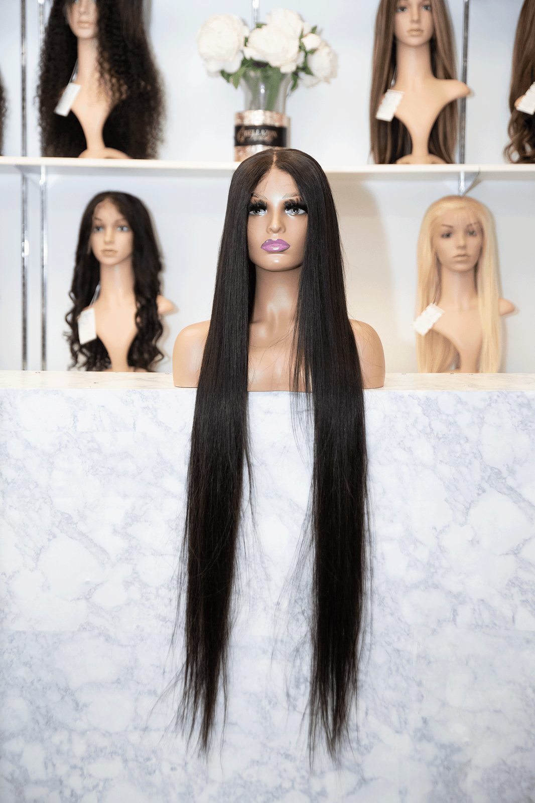 1B Natural Black Lace Wigs – Bellazon Beauty